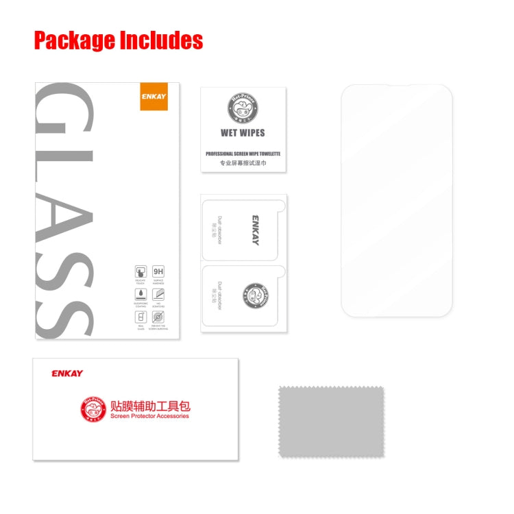 For iPhone 14 / 13 Pro / 13 ENKAY Hat-Prince 0.1mm Ultrathin Anti-reflection Special Glass Film - iPhone 14 Tempered Glass by ENKAY | Online Shopping South Africa | PMC TechLife | Buy Now Pay Later Mobicred