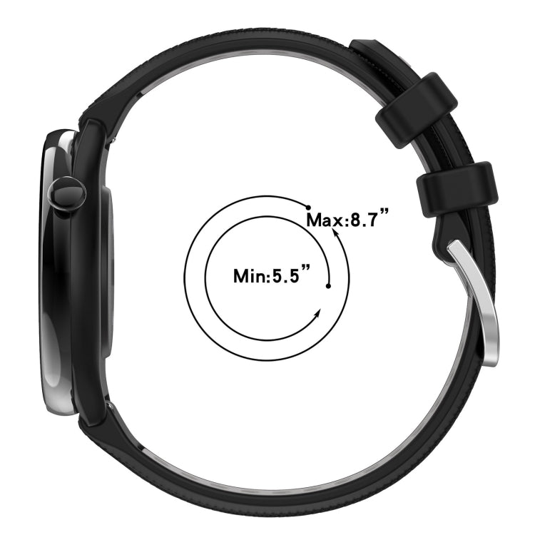 For Samsung Gear S3 Frontier 22mm Sports Two-Color Steel Buckle Silicone Watch Band(Army Green+Black) - Smart Wear by PMC TechLife | Online Shopping South Africa | PMC TechLife