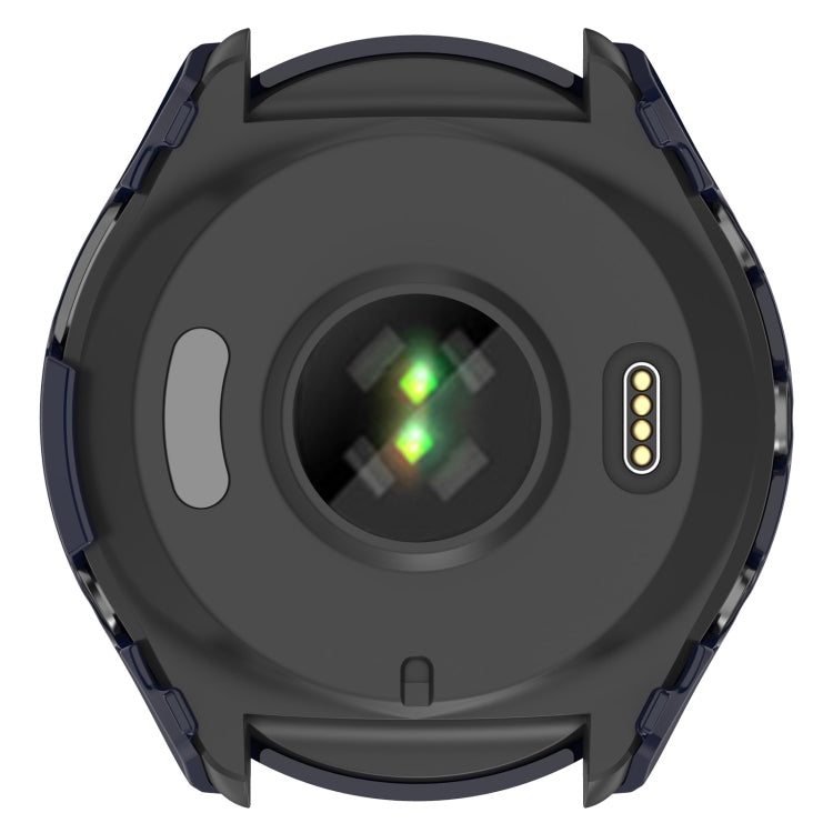 For Garmin Forerunner 965 PC + Toughened Film Integrated Watch Protective Case(Transparent) - Smart Wear by PMC TechLife | Online Shopping South Africa | PMC TechLife