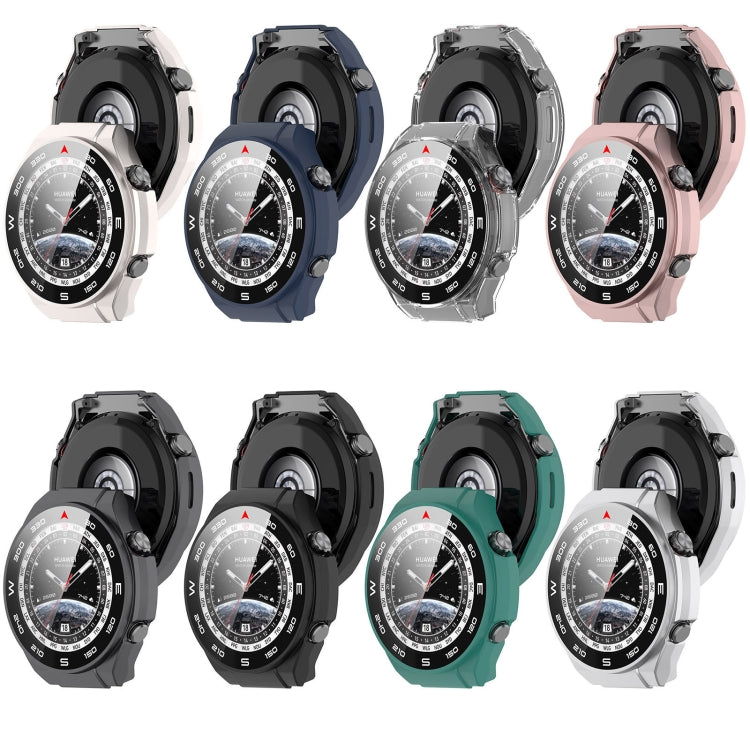 For Huawei Watch Ultimate PC+ Toughened Film Integrated Watch Protective Case(Rose Gold) - Smart Wear by PMC TechLife | Online Shopping South Africa | PMC TechLife