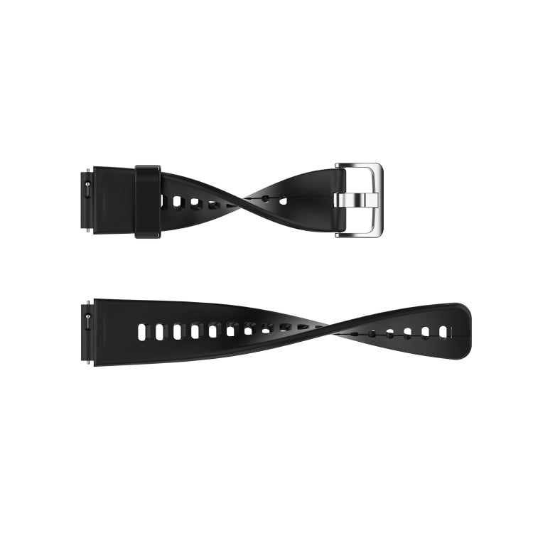 For Huawei Band 7 Solid Color Silicone Watch Band(Black) - Smart Wear by PMC TechLife | Online Shopping South Africa | PMC TechLife