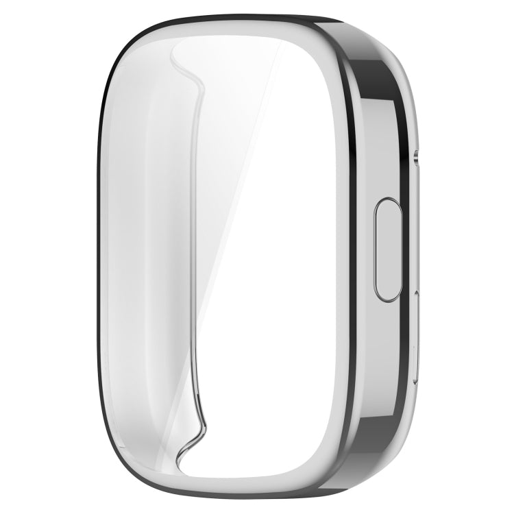 For Redmi Watch 3 Lite TPU Fully Enclosed Watch Protective Case(Sliver) - Smart Wear by PMC TechLife | Online Shopping South Africa | PMC TechLife