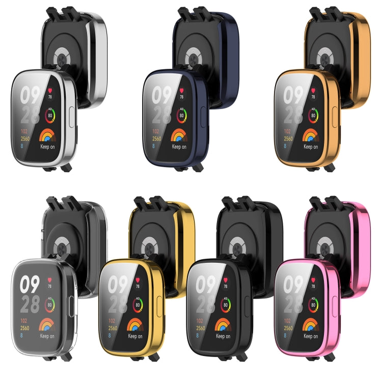 For Redmi Watch 3 Lite TPU Fully Enclosed Watch Protective Case(Transparent) - Smart Wear by PMC TechLife | Online Shopping South Africa | PMC TechLife