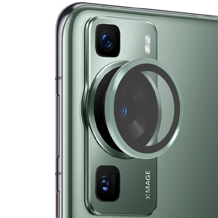 For HUAWEI P60 / P60 Pro / P60 Art ENKAY Hat-Prince 9H Rear Camera Lens Aluminium Alloy Tempered Glass Film(Green) - Huawei Tempered Glass by ENKAY | Online Shopping South Africa | PMC TechLife | Buy Now Pay Later Mobicred