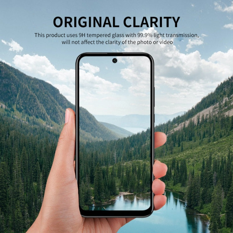 For HUAWEI P60 / P60 Pro / P60 Art ENKAY Hat-Prince 9H Rear Camera Lens Aluminium Alloy Tempered Glass Film(Golden) - Huawei Tempered Glass by ENKAY | Online Shopping South Africa | PMC TechLife | Buy Now Pay Later Mobicred