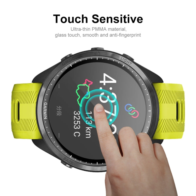 1pcs For Garmin Forerunner 965 ENKAY Hat-Prince 3D Full Coverage Soft PC Edge + PMMA HD Screen Protector Film - Smart Wear by ENKAY | Online Shopping South Africa | PMC TechLife