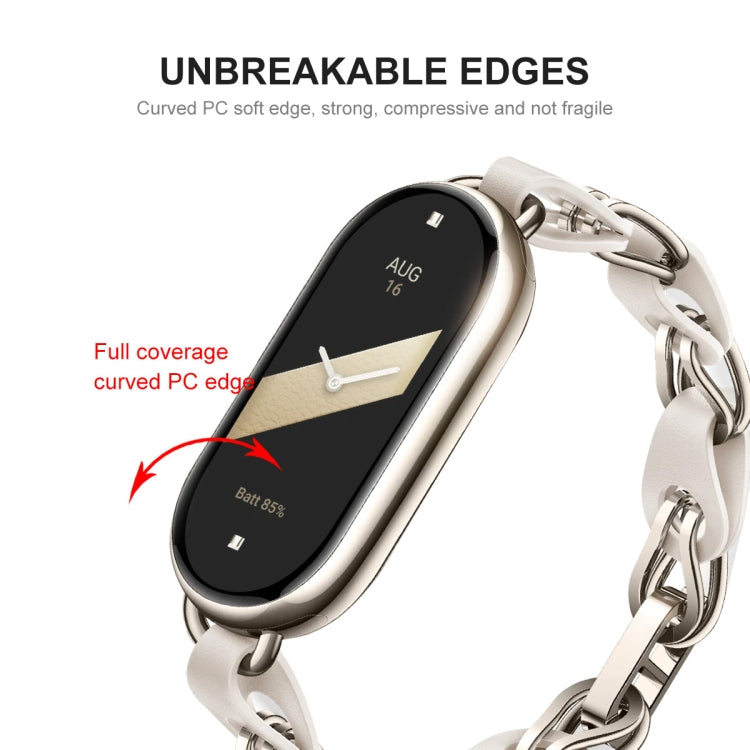 2pcs For Xiaomi Band 8 ENKAY Hat-Prince 3D Full Coverage Soft PC Edge + PMMA HD Screen Protector Film - Smart Wear by ENKAY | Online Shopping South Africa | PMC TechLife