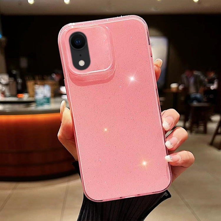 For  iPhone XR Jelly Glitter Solid Color TPU Phone Case(Pink) - More iPhone Cases by PMC TechLife | Online Shopping South Africa | PMC TechLife | Buy Now Pay Later Mobicred
