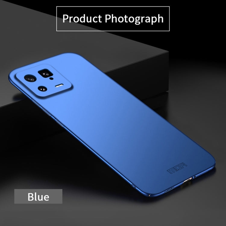 For Xiaomi 13 MOFI Frosted Ultra-thin PC Hard Case(Blue) - free shipping - PMC TechLife - Order now!