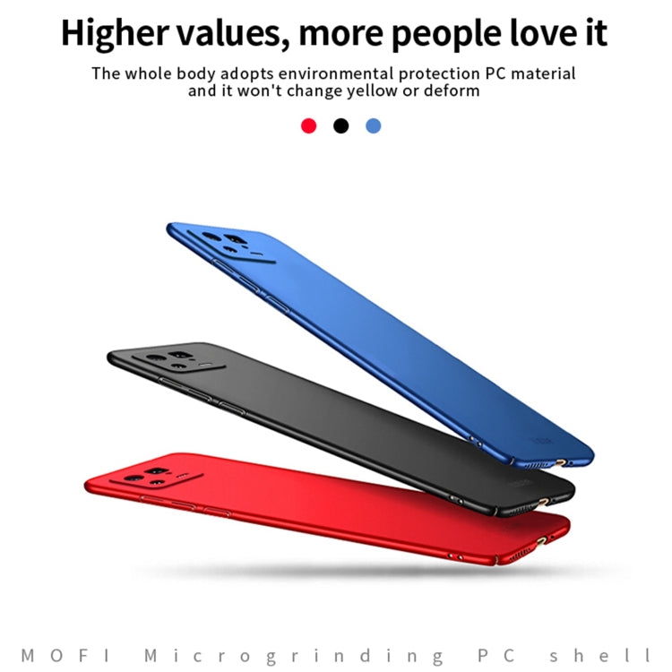 For Xiaomi 13 MOFI Frosted Ultra-thin PC Hard Case(Blue) - free shipping - PMC TechLife - Order now!