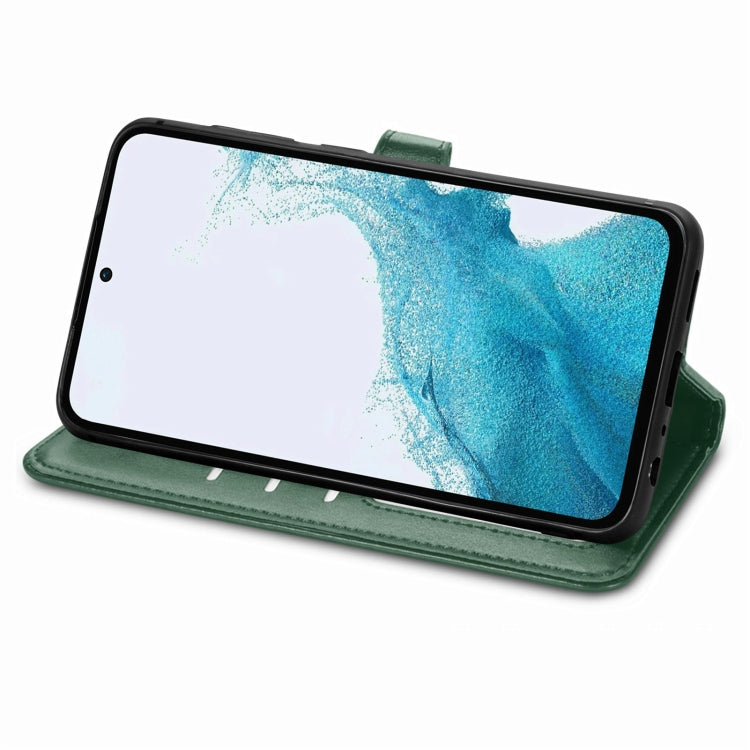 For Samsung Galaxy A54 5G Retro Solid Color Buckle Leather Phone Case(Green) - free shipping - PMC TechLife - Order now!
