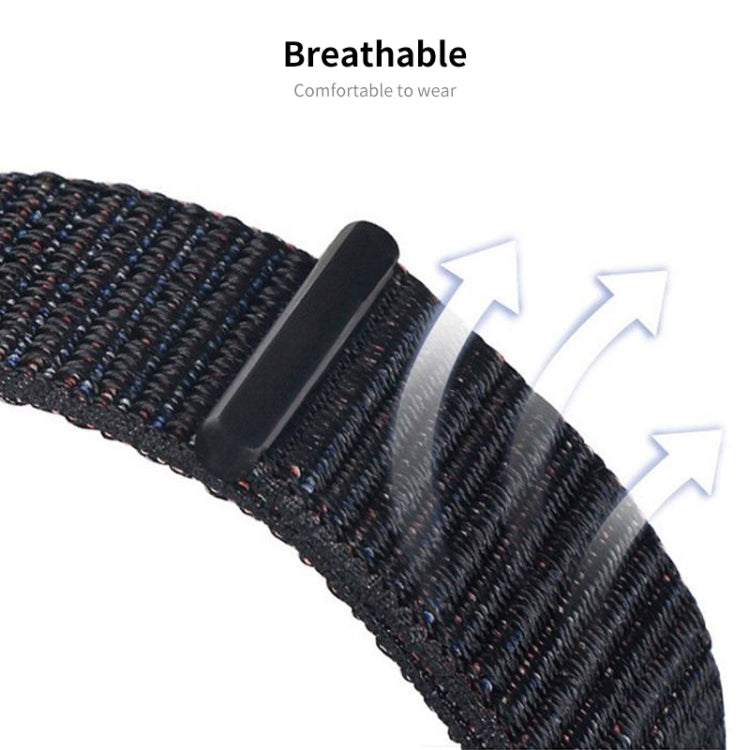For Xiaomi Mi Band 8 ENKAY Hat-Prince 2 in 1 Set Full Coverage Screen Protector + Nylon Loop Watch Band(Blue+Green) - Watch Bands by ENKAY | Online Shopping South Africa | PMC TechLife | Buy Now Pay Later Mobicred