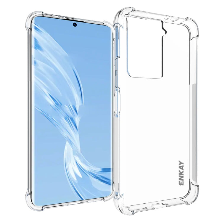 For HTC U23 Pro ENKAY Hat-Prince Transparent TPU Shockproof Phone Case - HTC by ENKAY | Online Shopping South Africa | PMC TechLife | Buy Now Pay Later Mobicred
