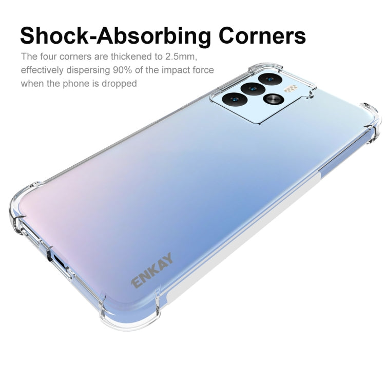 For HTC U23 Pro ENKAY Hat-Prince Transparent TPU Shockproof Phone Case - HTC by ENKAY | Online Shopping South Africa | PMC TechLife | Buy Now Pay Later Mobicred