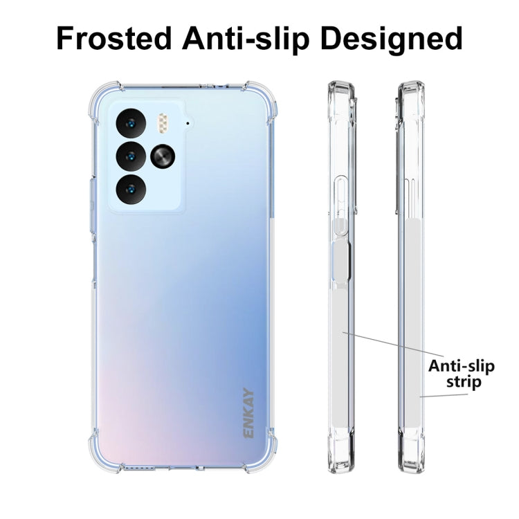 For HTC U23 Pro ENKAY Hat-Prince Transparent TPU Shockproof Phone Case - HTC by ENKAY | Online Shopping South Africa | PMC TechLife | Buy Now Pay Later Mobicred