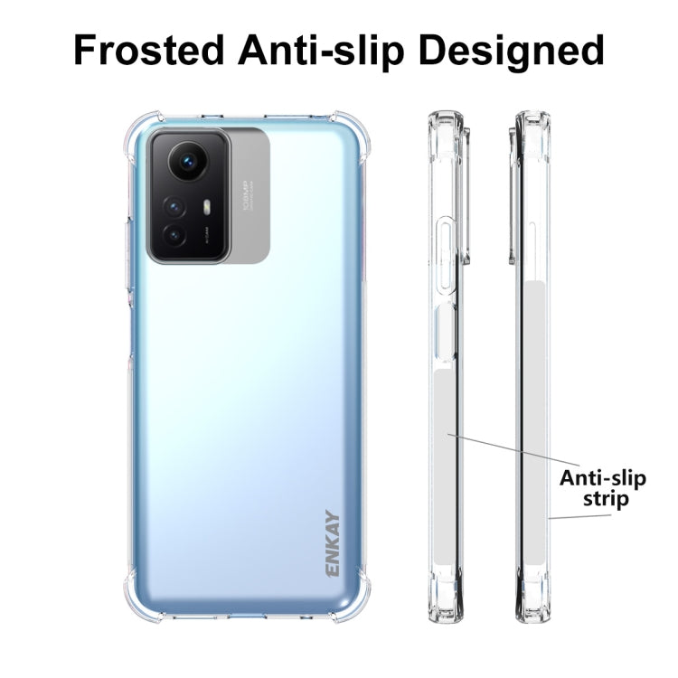 For Xiaomi Redmi Note 12S ENKAY Hat-Prince Transparent TPU Shockproof Phone Case - free shipping - PMC TechLife - Order now!