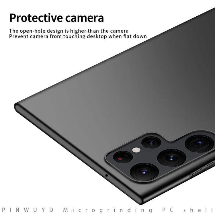 For Samsung Galaxy S23 Ultra 5G PINWUYO Magnetic Magsafe Frosted PC Ultra-thin Hard Phone Case(Black) - free shipping - PMC TechLife - Order now!