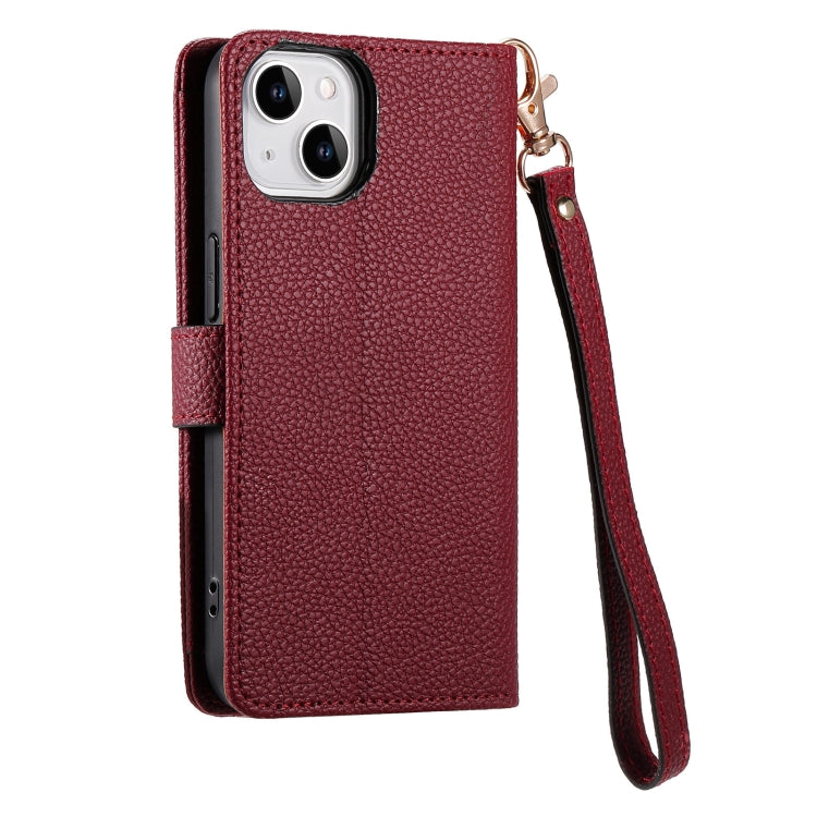 For iPhone 13 Love Zipper Lanyard Leather Phone Case(Red) - free shipping - PMC TechLife - Order now!
