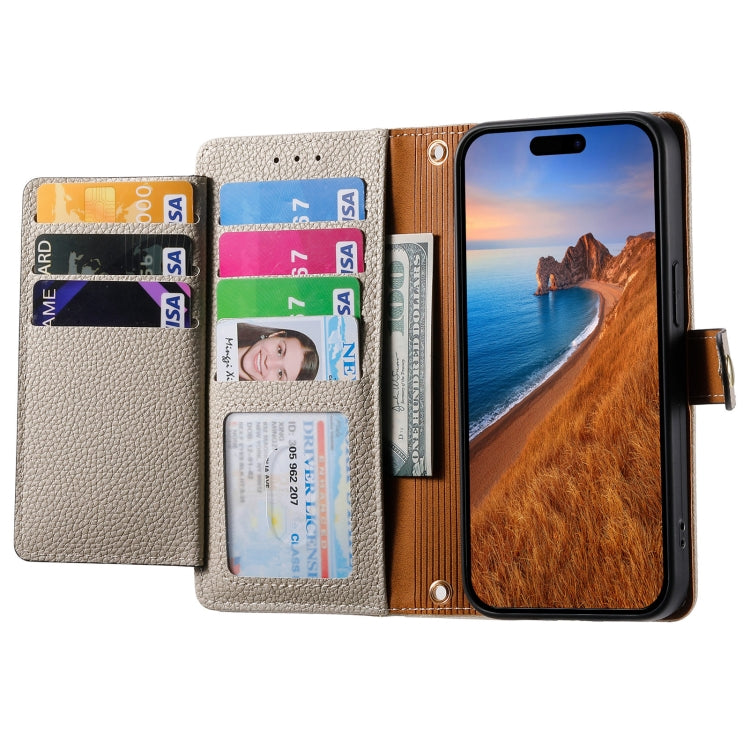 For iPhone 12 mini Love Zipper Lanyard Leather Phone Case(Gray) - free shipping - PMC TechLife - Order now!