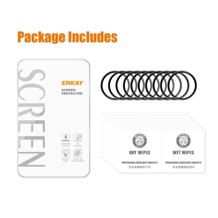 10pcs For Huawei Watch 4 ENKAY 3D Full Coverage Soft PC Edge + PMMA HD Screen Protector Film - Screen Protector by ENKAY | Online Shopping South Africa | PMC TechLife | Buy Now Pay Later Mobicred