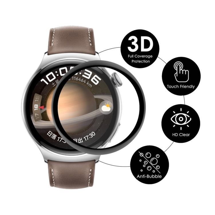2pcs For Huawei Watch 4 ENKAY 3D Full Coverage Soft PC Edge + PMMA HD Screen Protector Film - Screen Protector by ENKAY | Online Shopping South Africa | PMC TechLife | Buy Now Pay Later Mobicred