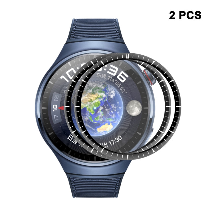 2pcs For Huawei Watch 4 Pro ENKAY 3D Full Coverage Soft PC Edge + PMMA HD Screen Protector Film - Screen Protector by ENKAY | Online Shopping South Africa | PMC TechLife | Buy Now Pay Later Mobicred