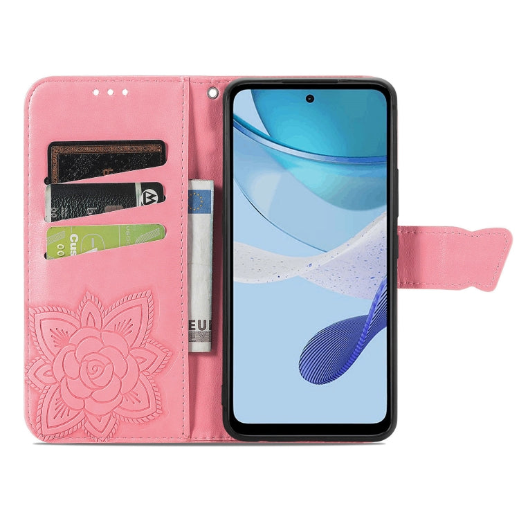 For Motorola Moto G 5G 2023 Butterfly Love Flower Embossed Leather Phone Case(Pink) - free shipping - PMC TechLife - Order now!
