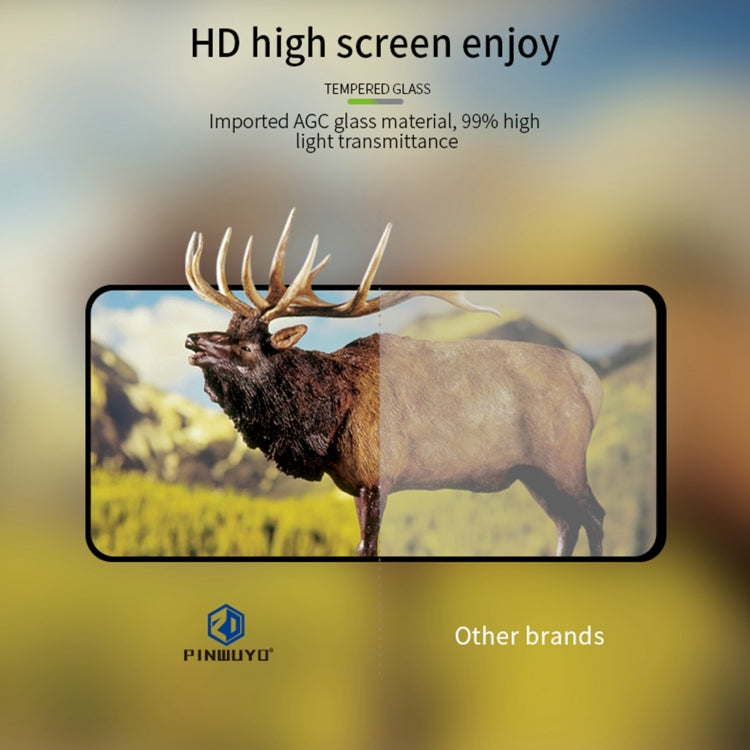 For OPPO K11x PINWUYO 9H 2.5D Full Screen Tempered Glass Film(Black) - OPPO Tempered Glass by PINWUYO | Online Shopping South Africa | PMC TechLife | Buy Now Pay Later Mobicred