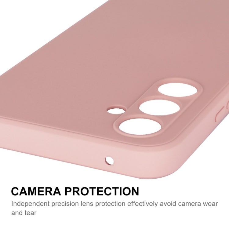 For Samsung Galaxy A54 5G ENKAY Liquid Silicone Phone Case with Tempered Film(Light Green) - free shipping - PMC TechLife - Order now!