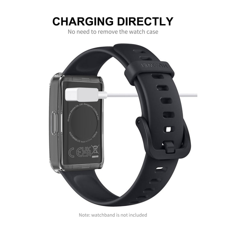For Huawei Band 8 ENKAY Hat-Prince Full Coverage Transparent Soft TPU Watch Case with Screen Protection - Watch Cases by ENKAY | Online Shopping South Africa | PMC TechLife