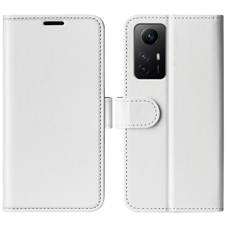 For Redmi Note 12S R64 Texture Horizontal Flip Leather Phone Case(White) - free shipping - PMC TechLife - Order now!