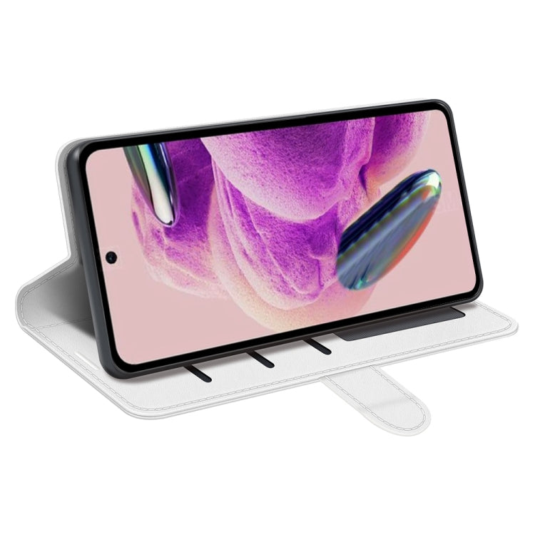 For Redmi Note 12S R64 Texture Horizontal Flip Leather Phone Case(White) - free shipping - PMC TechLife - Order now!