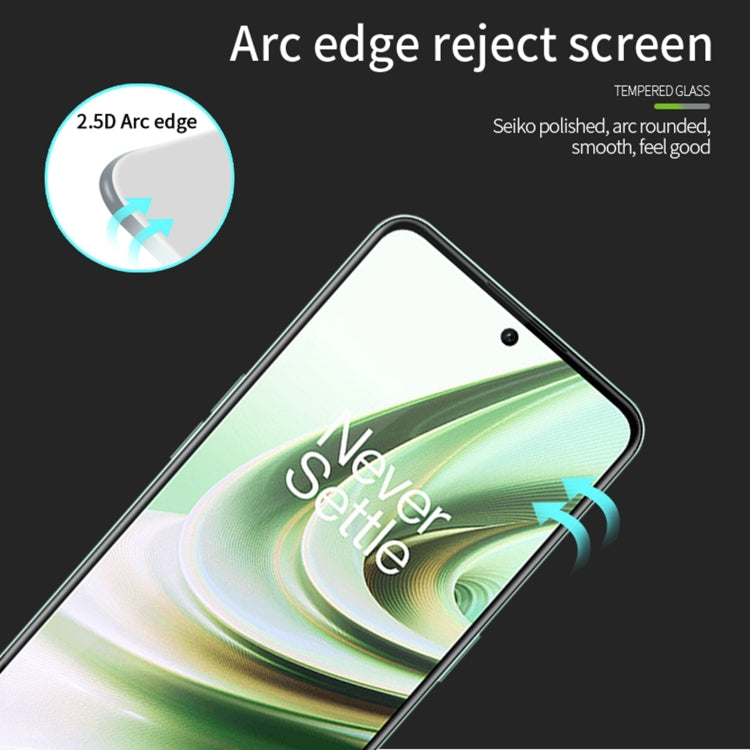For OnePlus Nord 3 / Ace 2V PINWUYO 9H 2.5D Full Screen Tempered Glass Film(Black) - OnePlus Tempered Glass by PINWUYO | Online Shopping South Africa | PMC TechLife | Buy Now Pay Later Mobicred