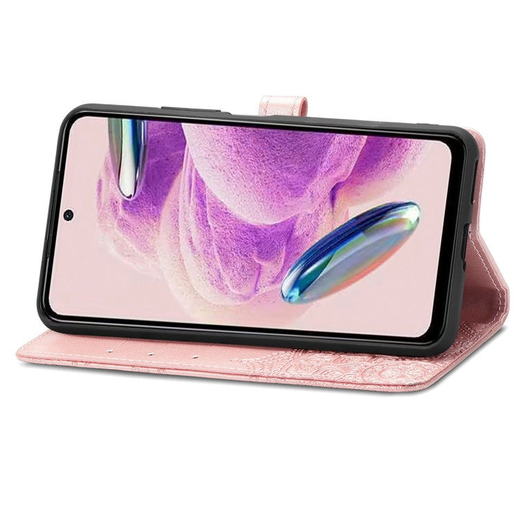 For Xiaomi Redmi Note 12S Mandala Flower Embossed Leather Phone Case(Rose Gold) - free shipping - PMC TechLife - Order now!