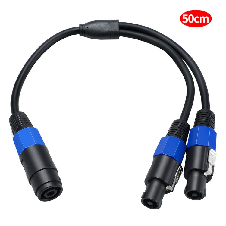 JUNSUNMAY Speakon Female to Speakon Male 2 in 1 Audio Speaker Adapter Cable, Length: 50cm - free shipping - PMC TechLife - Order now!