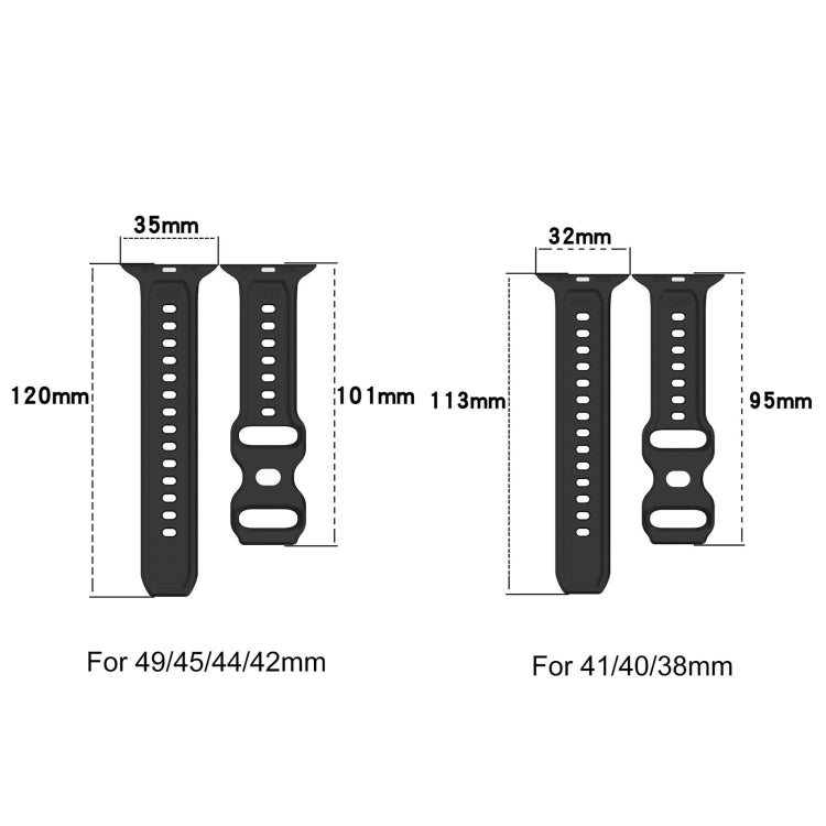 For Apple Watch SE 40mm Reverse Buckle Dot Texture Silicone Watch Band(Khaki) - Watch Bands by PMC TechLife | Online Shopping South Africa | PMC TechLife