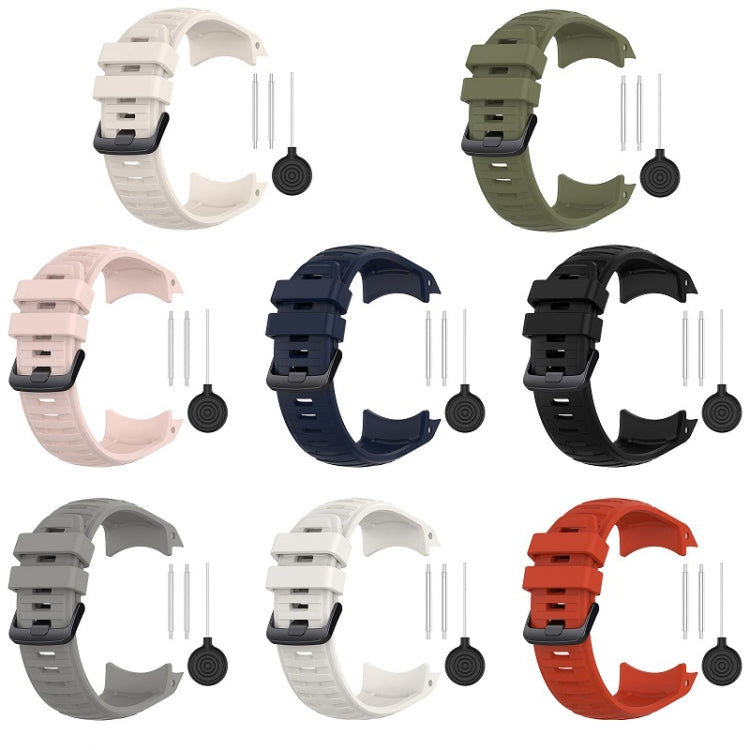 For Garmin Instinct 2X Sports Silicone Replacement Watch Band(White) - Watch Bands by PMC TechLife | Online Shopping South Africa | PMC TechLife