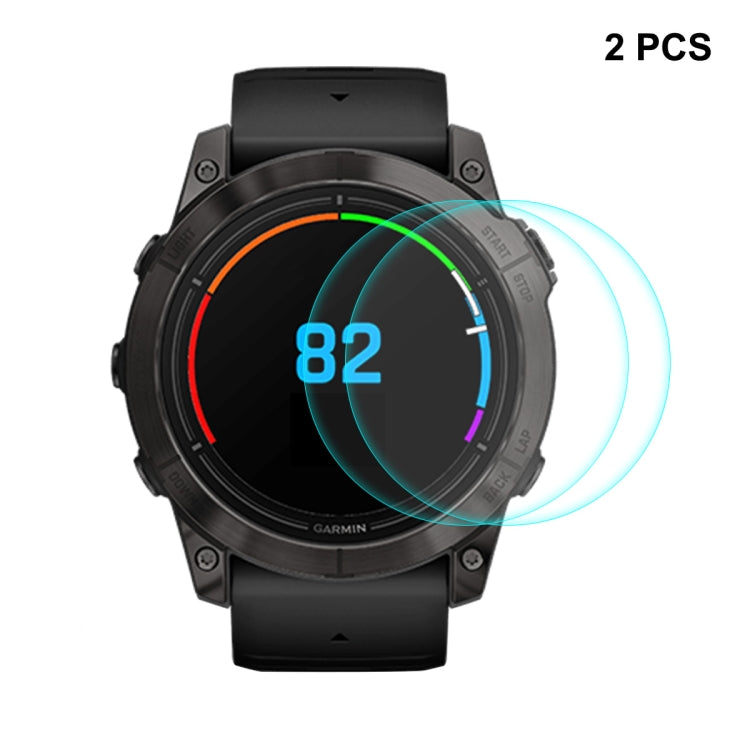 For Garmin Epix Pro Gen 2 51mm 2pcs ENKAY 0.2mm 9H Tempered Glass Screen Protector Watch Film - Screen Protector by ENKAY | Online Shopping South Africa | PMC TechLife
