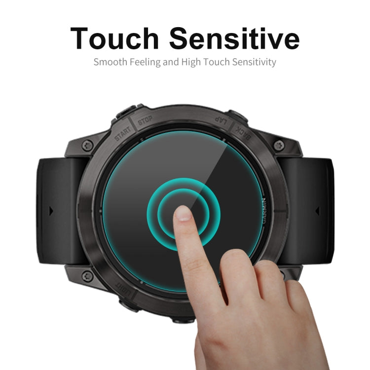 For Garmin Epix Pro Gen 2 51mm 2pcs ENKAY 0.2mm 9H Tempered Glass Screen Protector Watch Film - Screen Protector by ENKAY | Online Shopping South Africa | PMC TechLife