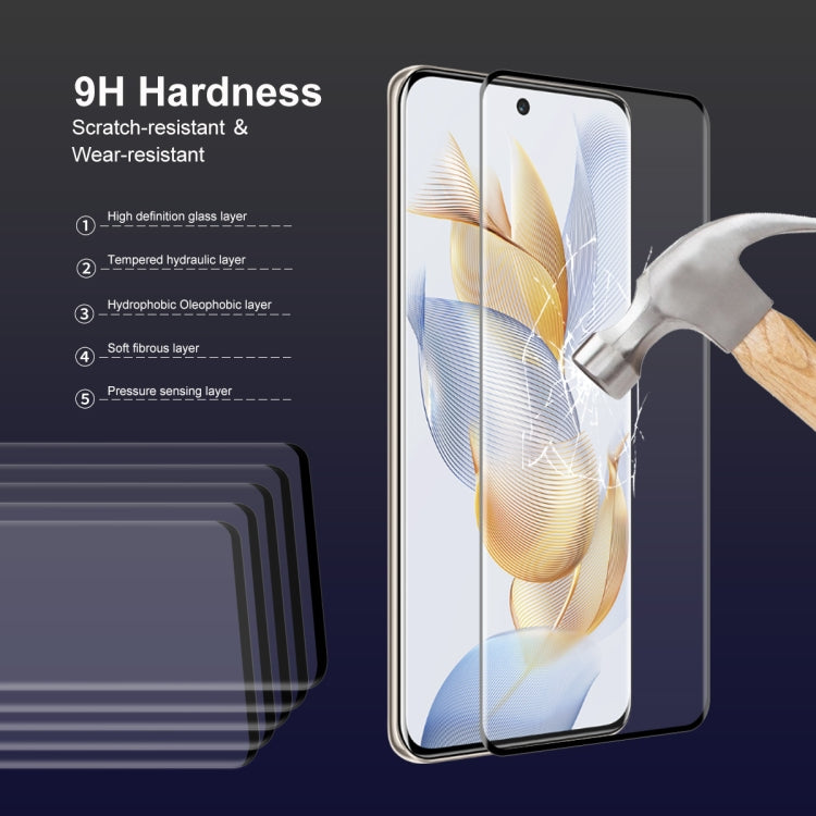 For Honor 90 2pcs ENKAY Hat-Prince 3D Curved Full Glue High Sense Tempered Glass Film - Honor Tempered Glass by ENKAY | Online Shopping South Africa | PMC TechLife | Buy Now Pay Later Mobicred