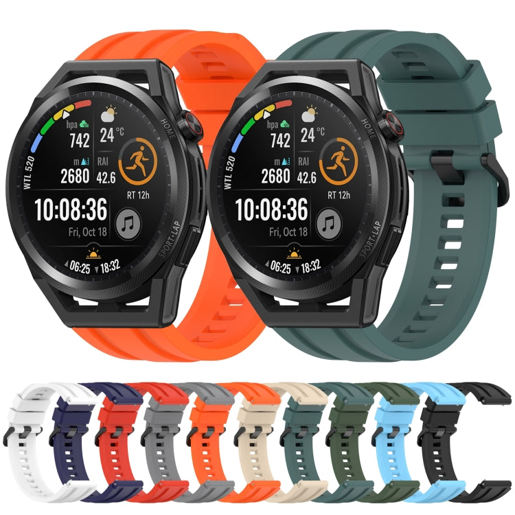 For Huawei Watch GT3 SE Long & Short Sports Solid Color Silicone Watch Band Set(Grey) - Watch Bands by PMC TechLife | Online Shopping South Africa | PMC TechLife