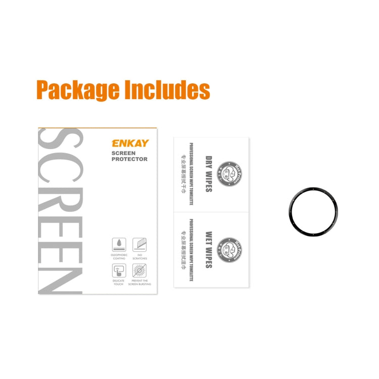 Compatible with Garmin Venu 3S ENKAY 3D Full Coverage Soft PC Edge + PMMA HD Screen Protector Film - free shipping - PMC TechLife - Order now!