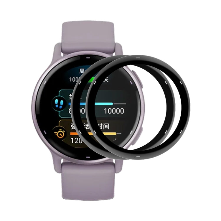 Compatible with Garmin Active 5 2pcs ENKAY 3D Full Coverage Soft PC Edge + PMMA HD Screen Protector Film - free shipping - PMC TechLife - Order now!