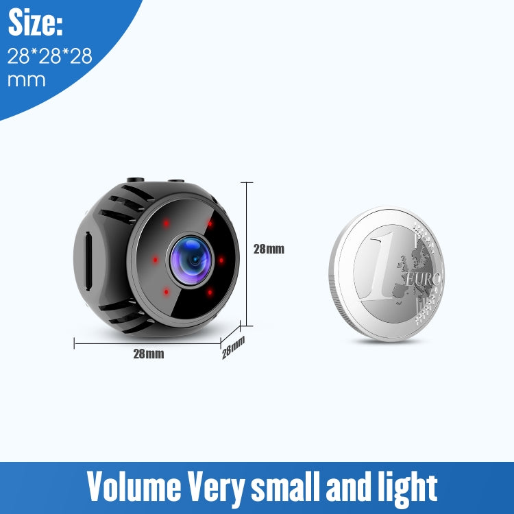 W8 Mini Camera HD 1080P Night Vision Battery Video Surveillance Wifi Smart Home Camera(Black) - free shipping - PMC TechLife - Order now!