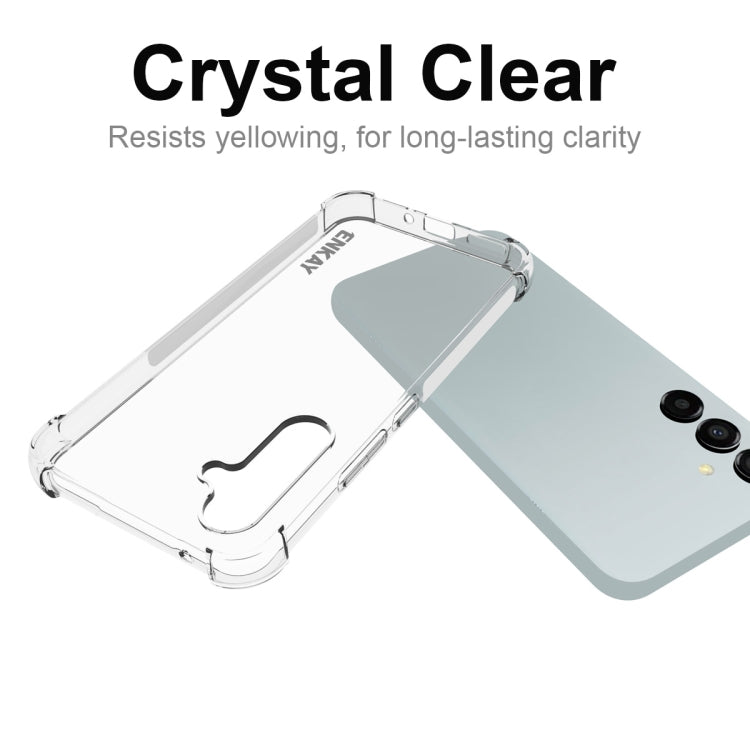 For Smausng Galaxy A54 5G ENKAY Transparent TPU Shockproof Phone Case with Glass Film - free shipping - PMC TechLife - Order now!