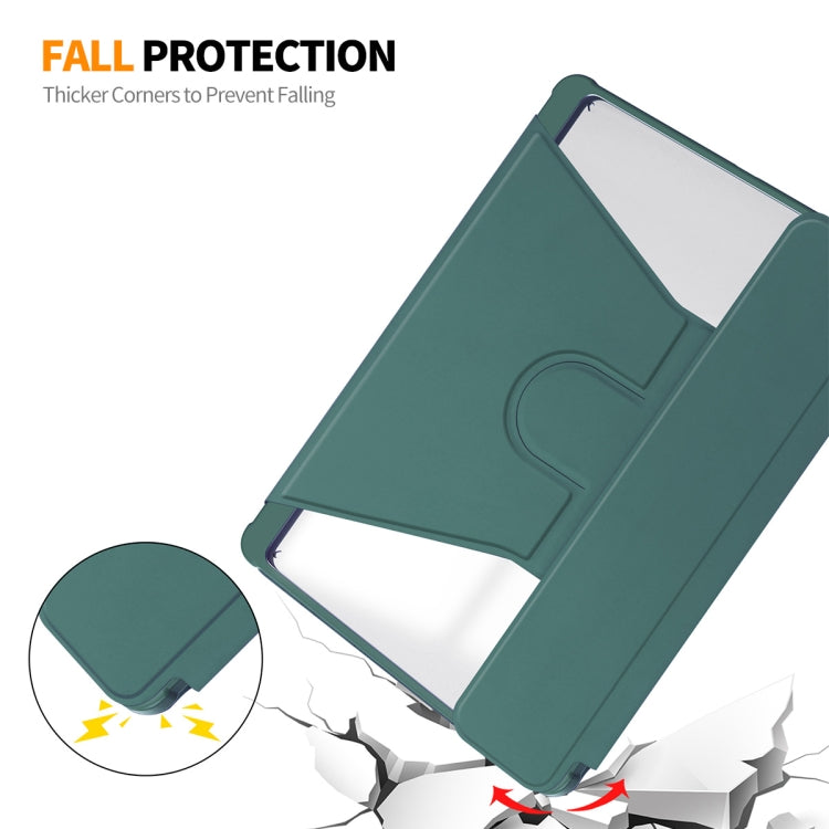 For Samsung Galaxy Tab S9 ENKAY 360 Degree Rotation Leather TPU Smart Case with Wireless Keyboard(Dark Green) - Galaxy Tab S9 Cases by ENKAY | Online Shopping South Africa | PMC TechLife | Buy Now Pay Later Mobicred