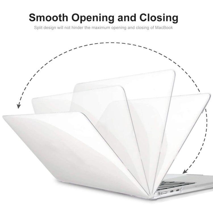 For MacBook Air 15.3 A2941 ENKAY EU Version 3 in 1 Crystal Protective Case with TPU Keyboard Film & Anti-dust Plugs(Light Blue) - MacBook Air Cases by ENKAY | Online Shopping South Africa | PMC TechLife | Buy Now Pay Later Mobicred