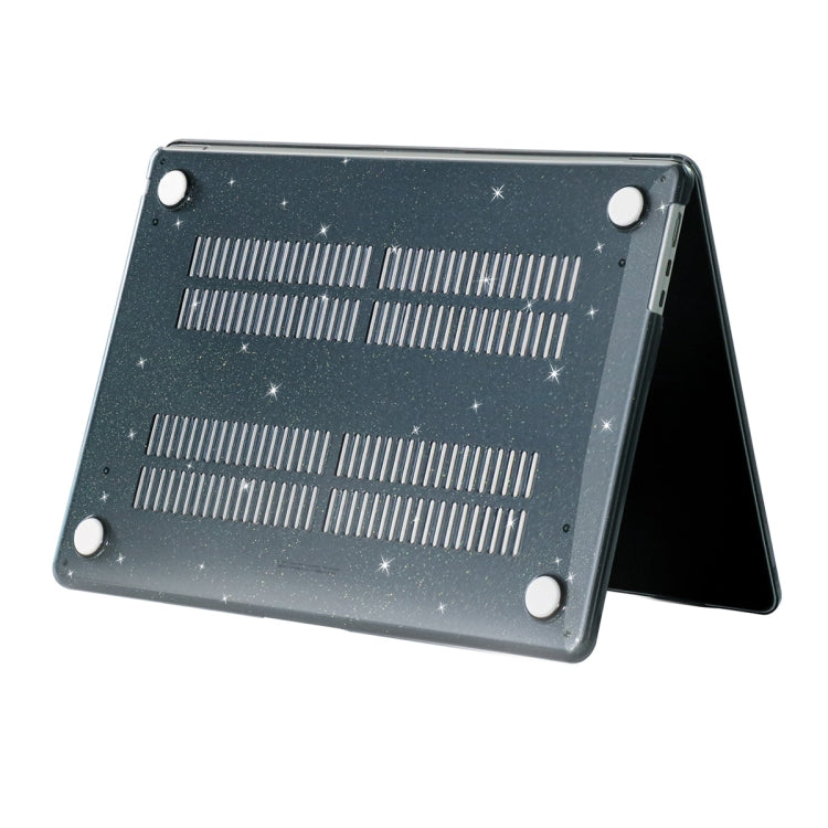 For MacBook Air 15.3 A2941 ENKAY US Version 3 in 1 Bling Crystal Protective Case with TPU Keyboard Film & Anti-dust Plugs(Black) - MacBook Air Cases by ENKAY | Online Shopping South Africa | PMC TechLife | Buy Now Pay Later Mobicred