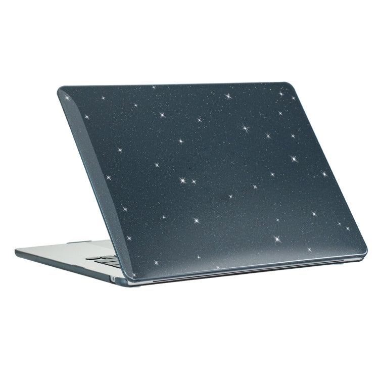 For MacBook Air 15.3 A2941 ENKAY EU Version 3 in 1 Bling Crystal Protective Case with TPU Keyboard Film & Anti-dust Plugs(Black) - MacBook Air Cases by ENKAY | Online Shopping South Africa | PMC TechLife