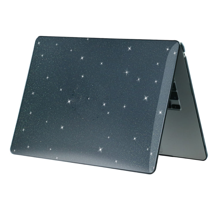 For MacBook Air 15.3 A2941 ENKAY EU Version 3 in 1 Bling Crystal Protective Case with TPU Keyboard Film & Anti-dust Plugs(Black) - MacBook Air Cases by ENKAY | Online Shopping South Africa | PMC TechLife